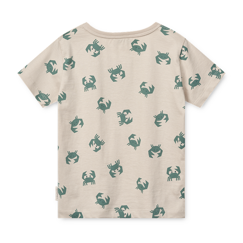 Liewood Baumwoll T-Shirt &#39;Apia&#39; Crab/Sandy