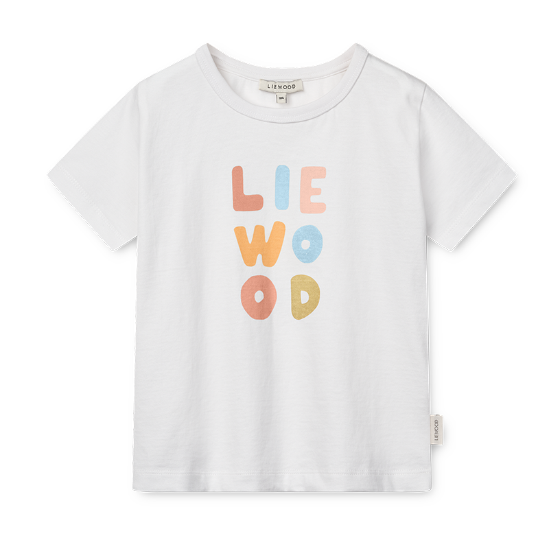 Liewood Baumwoll T-Shirt &#39;Apia&#39; Pale Tuscany/Crisp White