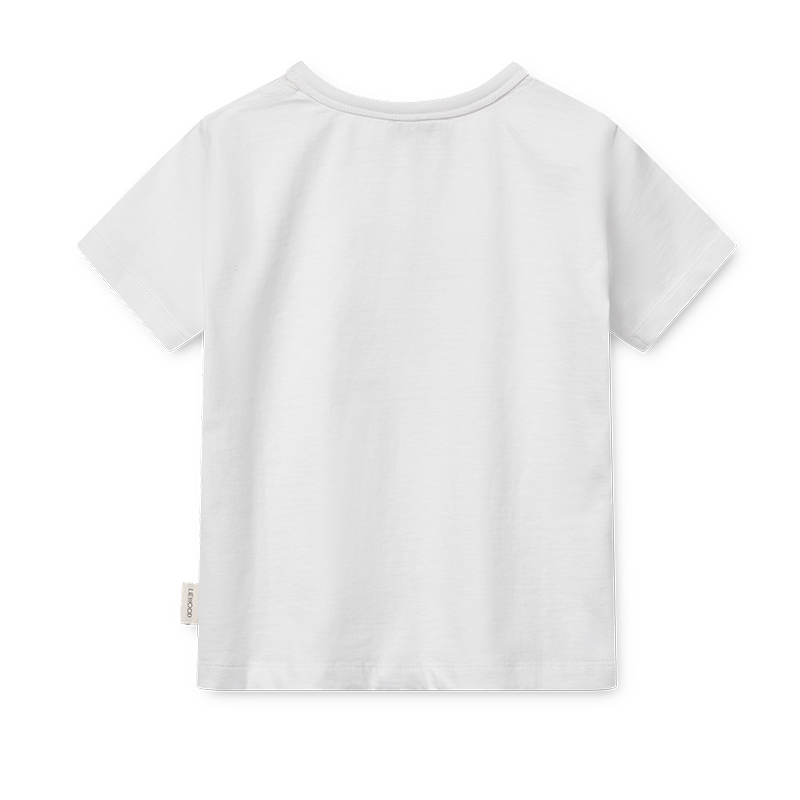 Liewood Baumwoll T-Shirt &#39;Apia&#39; Pale Tuscany/Crisp White