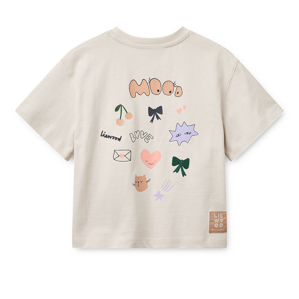 T-shirt en coton Liewood « Tyler » Mood/Sandy