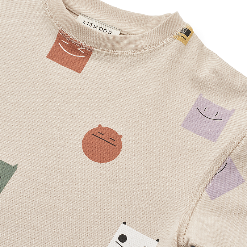 Liewood Baumwoll T-Shirt &#39;Tyler&#39; Smiley/Sandy