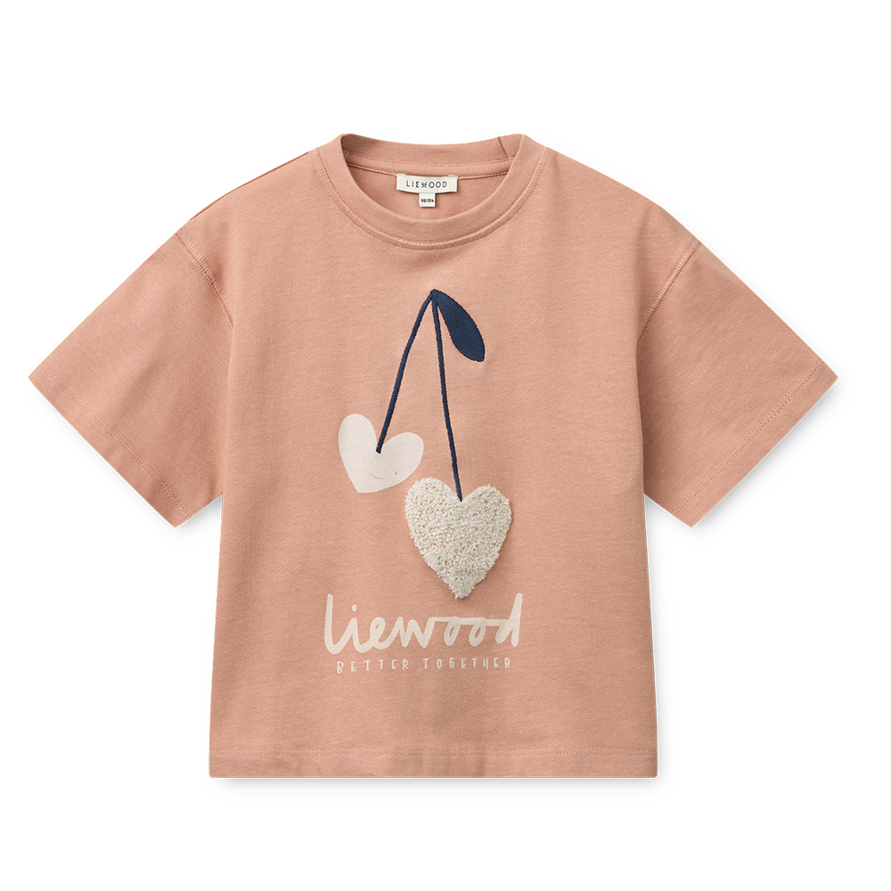 Liewood Baumwoll T-Shirt 'Tyler' Sweethearts/Pale Tuscany