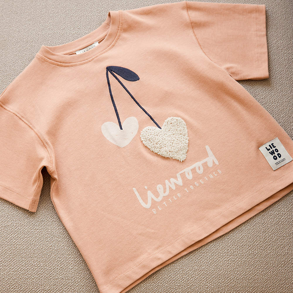 Liewood Baumwoll T-Shirt 'Tyler' Sweethearts/Pale Tuscany