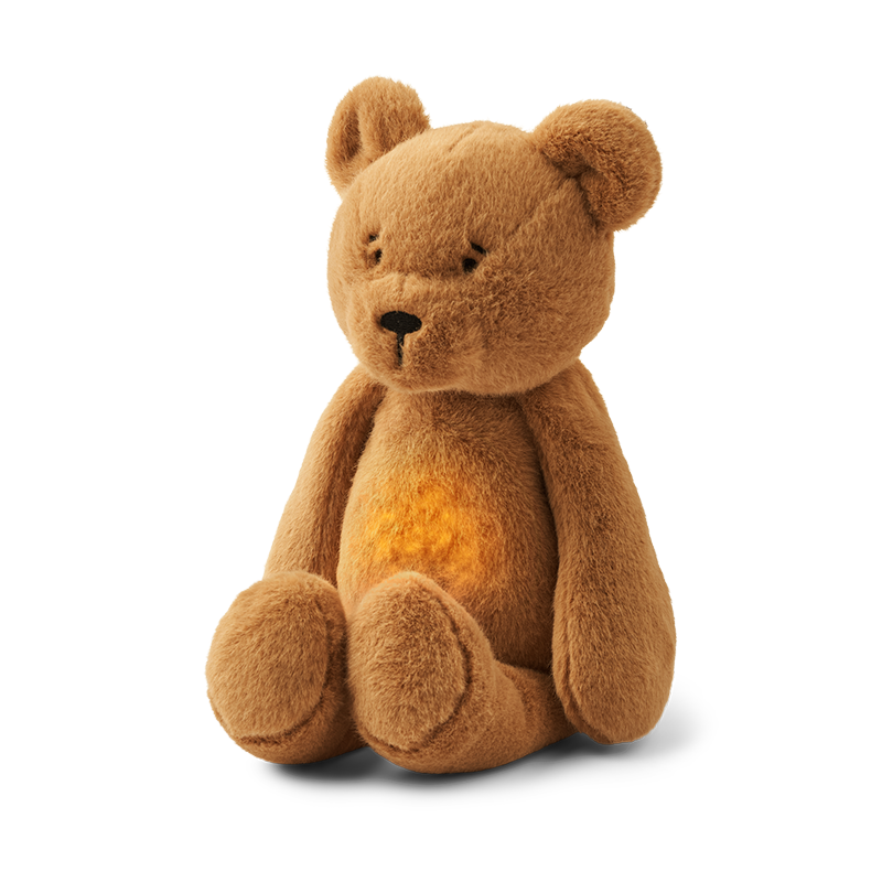 Liewood Teddybär mit Licht und Geräuschen &#39;Hattie&#39; Golden Caramel