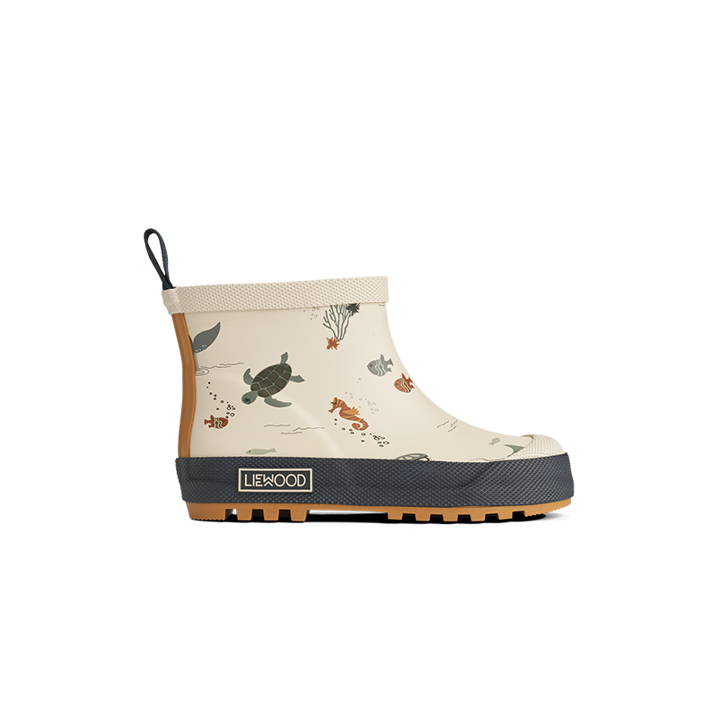 Liewood Kinder Gummistiefel &#39;Tekla&#39; Sea Creature/Sandy