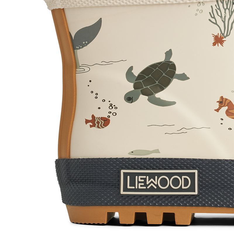 Liewood Kinder Gummistiefel &#39;Tekla&#39; Sea Creature/Sandy