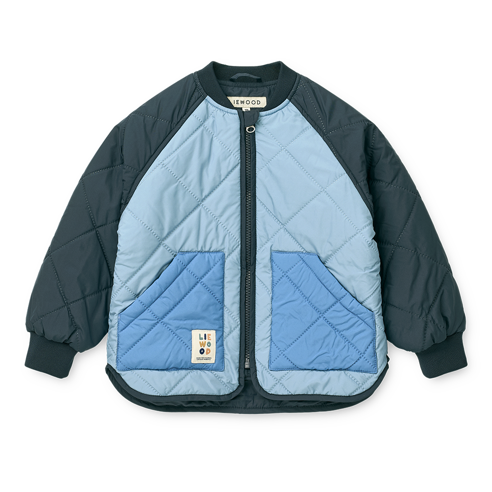 Liewood  Thermojacke/-hose Set 'Zella'  Beach Blue/Classic Navy Mix