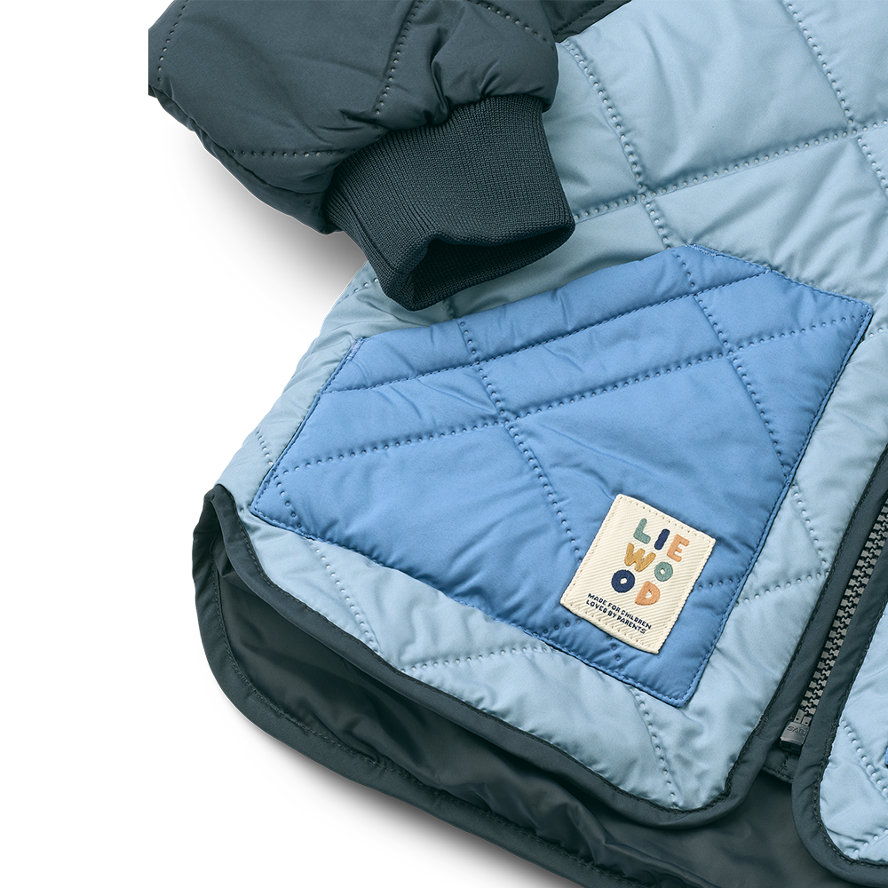 Liewood  Thermojacke/-hose Set 'Zella'  Beach Blue/Classic Navy Mix