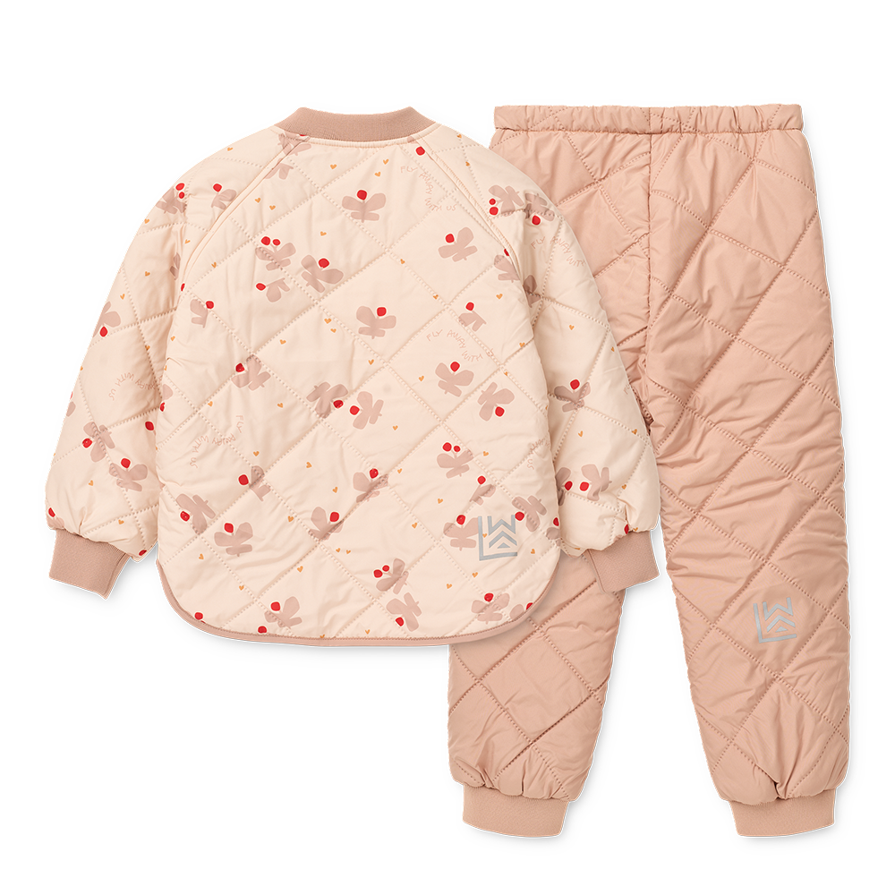 Liewood Ensemble Veste/Pantalon Thermo 'Zella' Butterfly/Apple Blossom