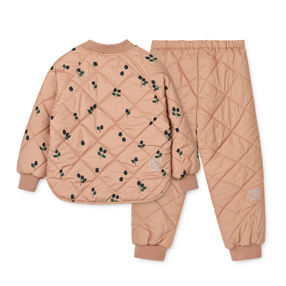 Liewood  Thermojacke/-hose Set &#39;Zella&#39;  Berry/Pale Tuscany/Embroidery