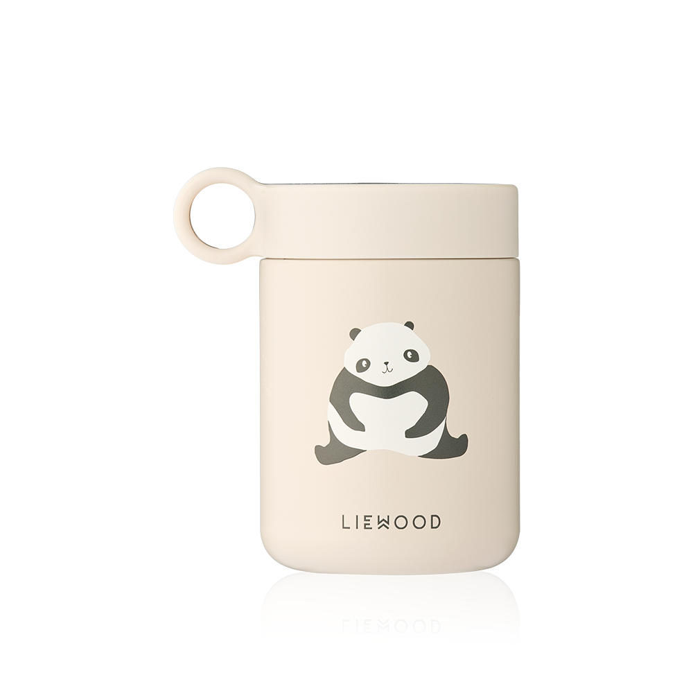 Liewood Thermo Lunchbox 'Kiani' Panda/Sandy - Online MY SNOWFLAKE