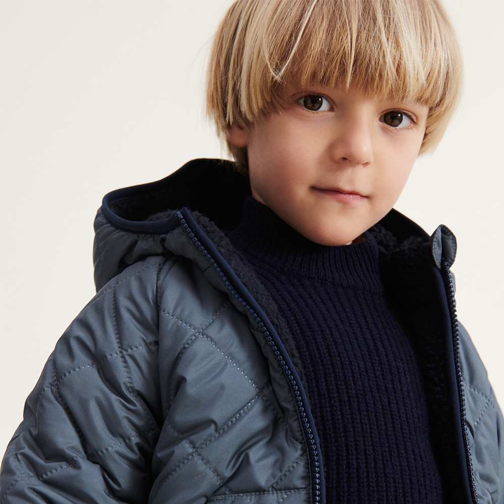 Liewood Wendbare Thermojacke &#39;Jackson&#39; Whale Blue Multi Mix