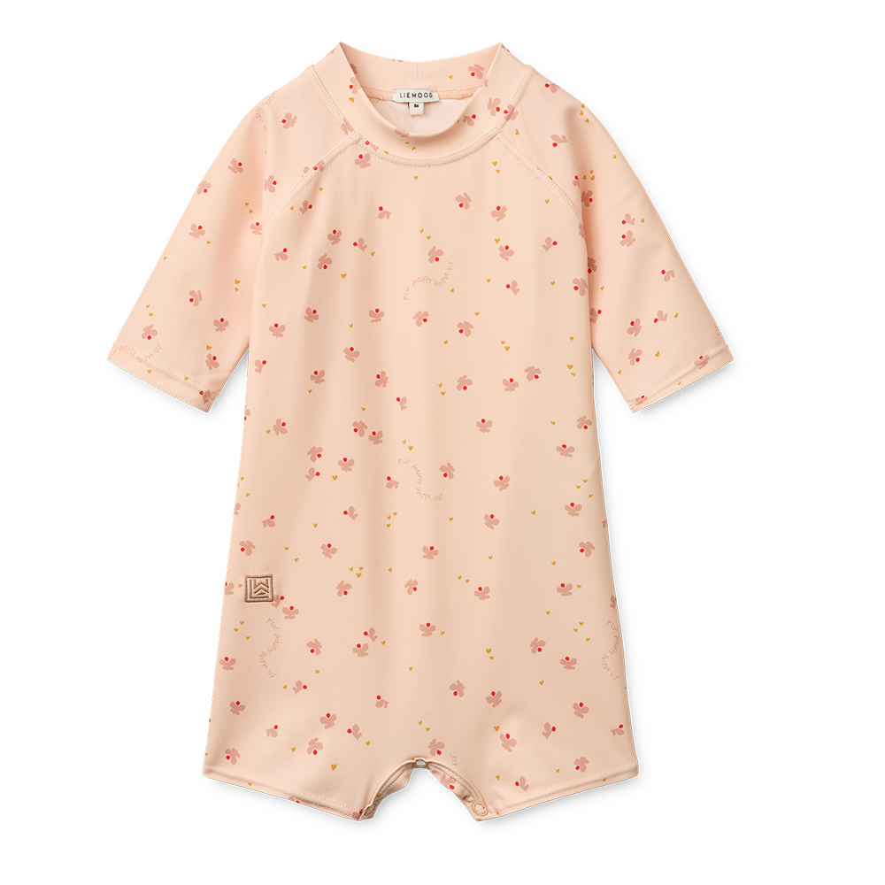 Liewood Baby Bade-Jumpsuit 'Thor' Mini Butterfly/Apple Blossom
