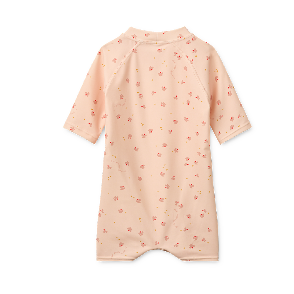 Liewood Baby Bade-Jumpsuit 'Thor' Mini Butterfly/Apple Blossom