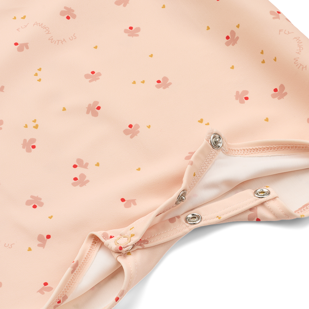 Liewood Baby Bade-Jumpsuit 'Thor' Mini Butterfly/Apple Blossom