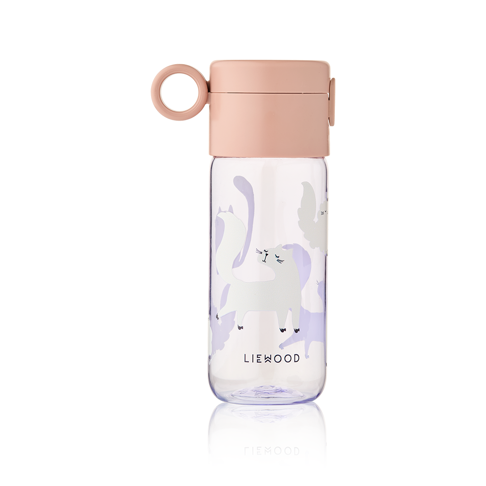 Liewood Trinkflasche 'Clemence' 350 ml Cat/Warm Lilac