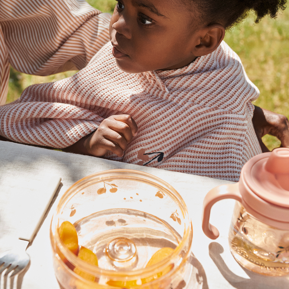 Liewood  Kindergeschirr Set 'Beatrix' Peach/Sea Shell