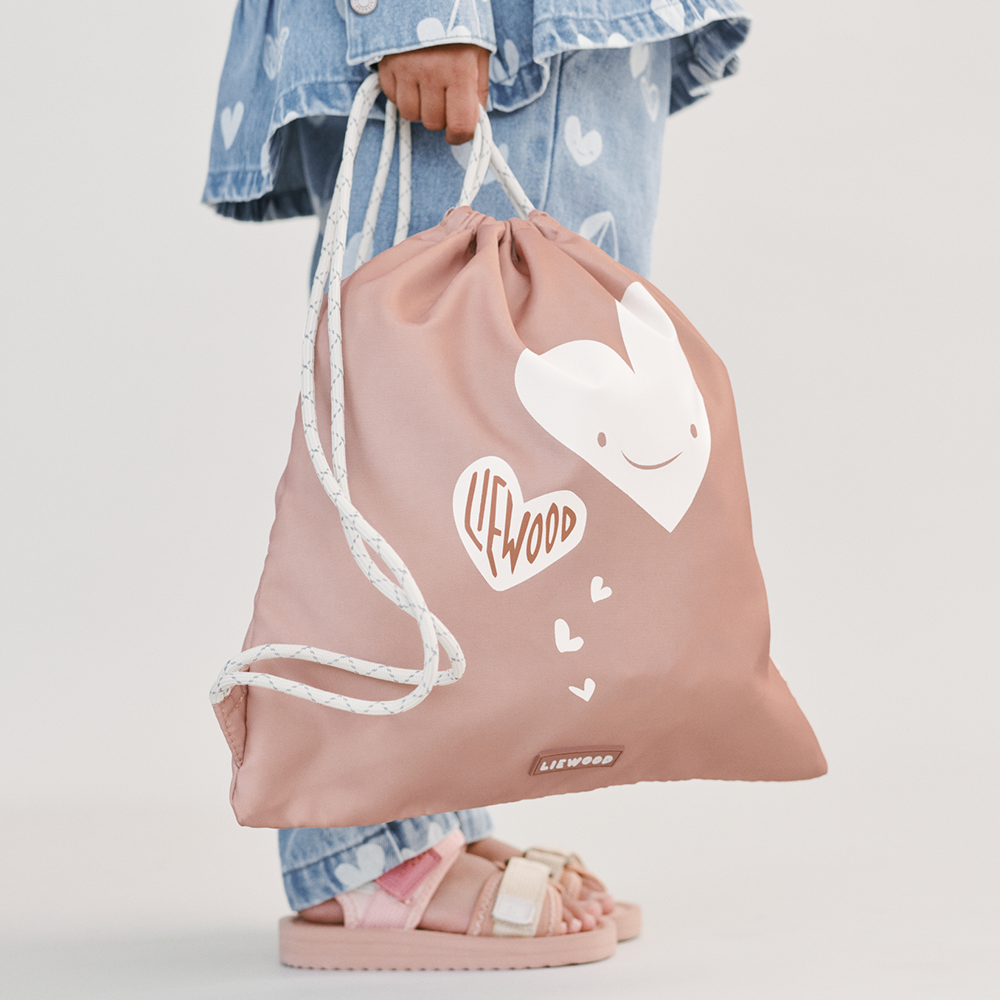 Liewood Turnbeutel 'Danella' Hearts/Pale Tuscany