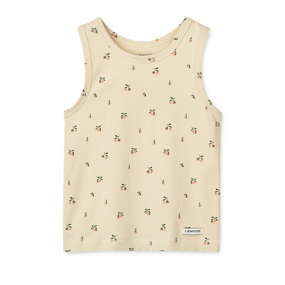 Liewood Tank Top 2er Set &#39;Faris&#39; Mini Peach Sea Shell/Stripe Mix