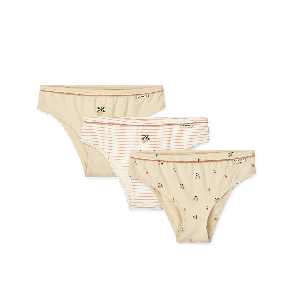 Liewood Unterwäsche 3er Set &#39;Aylin&#39; Mini Peach Sea Shell Mix
