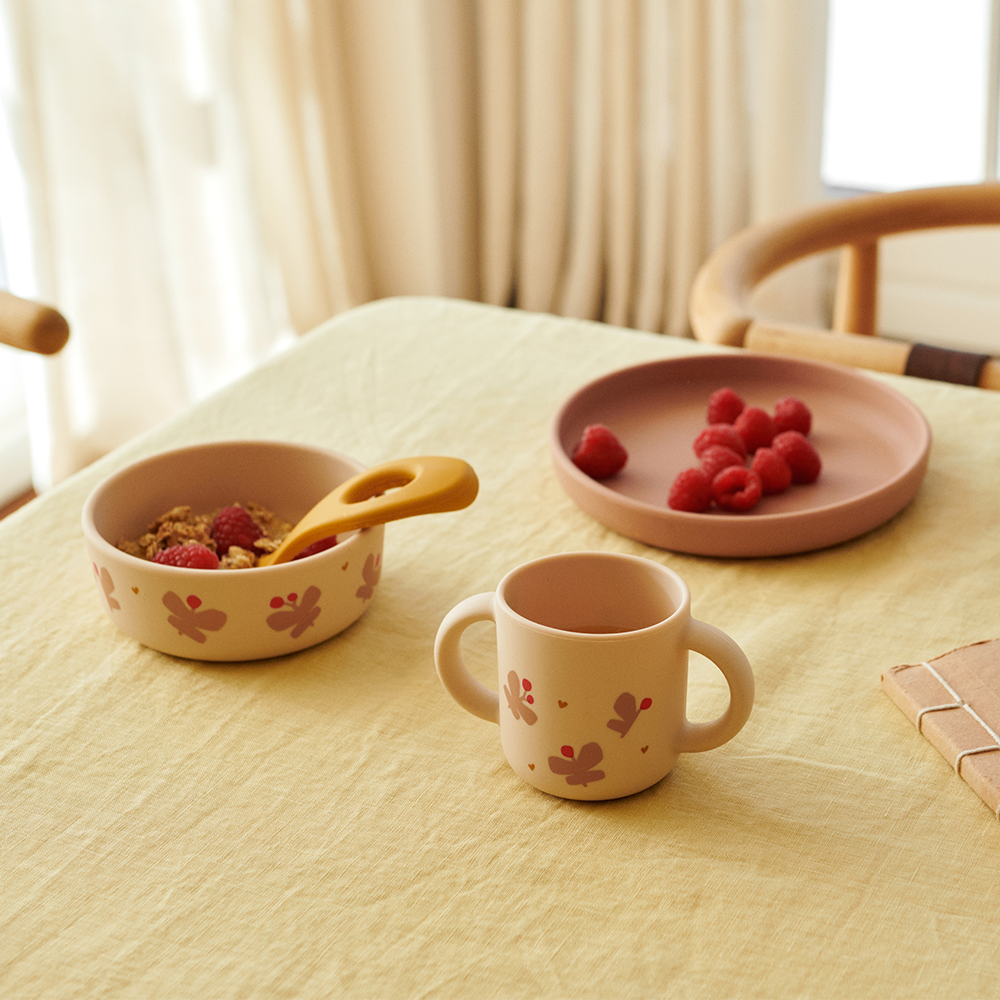 Liewood  Babygeschirr Set 'Vivi' Butterfly/Apple Blossom