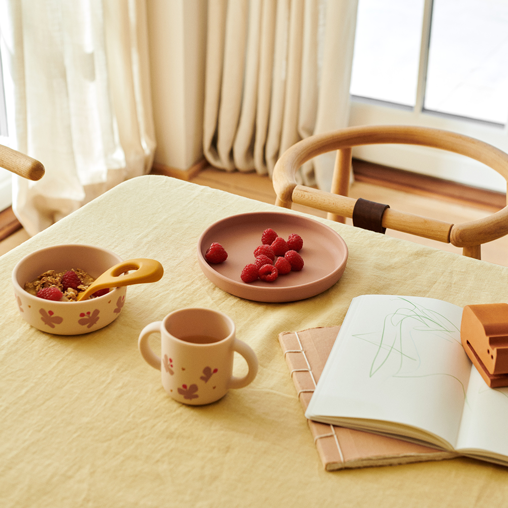 Liewood  Babygeschirr Set 'Vivi' Butterfly/Apple Blossom