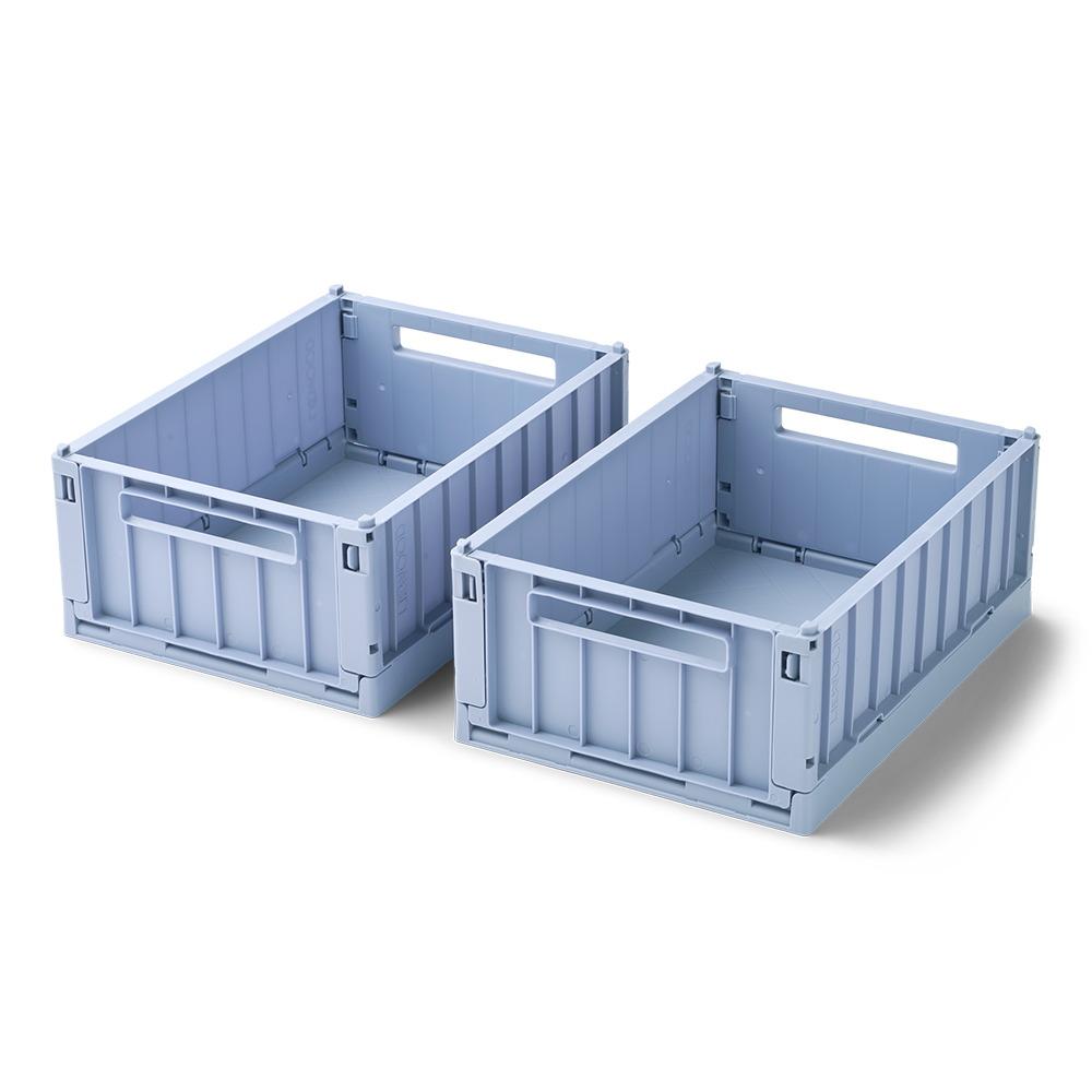 Liewood  Faltbare Aufbewahrungskiste S 2er Set 'Weston'  Lavender