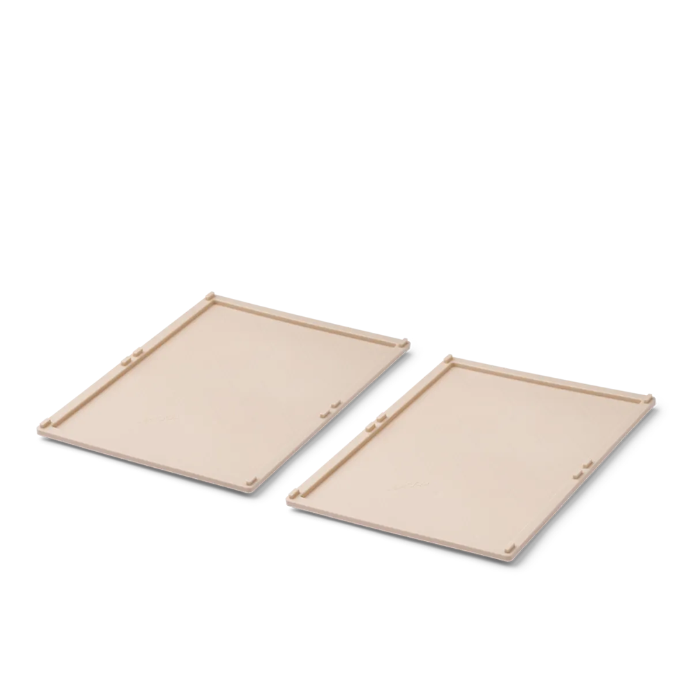 Liewood Set of 2 Lids for Storage Box M 'Weston' Sandy