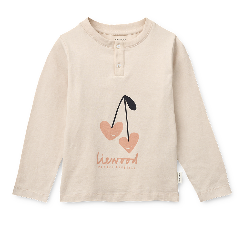 Liewood Schlafanzug Set 'Wilhelm' Heart/Sweetheart/Pale Tuscany/Mix