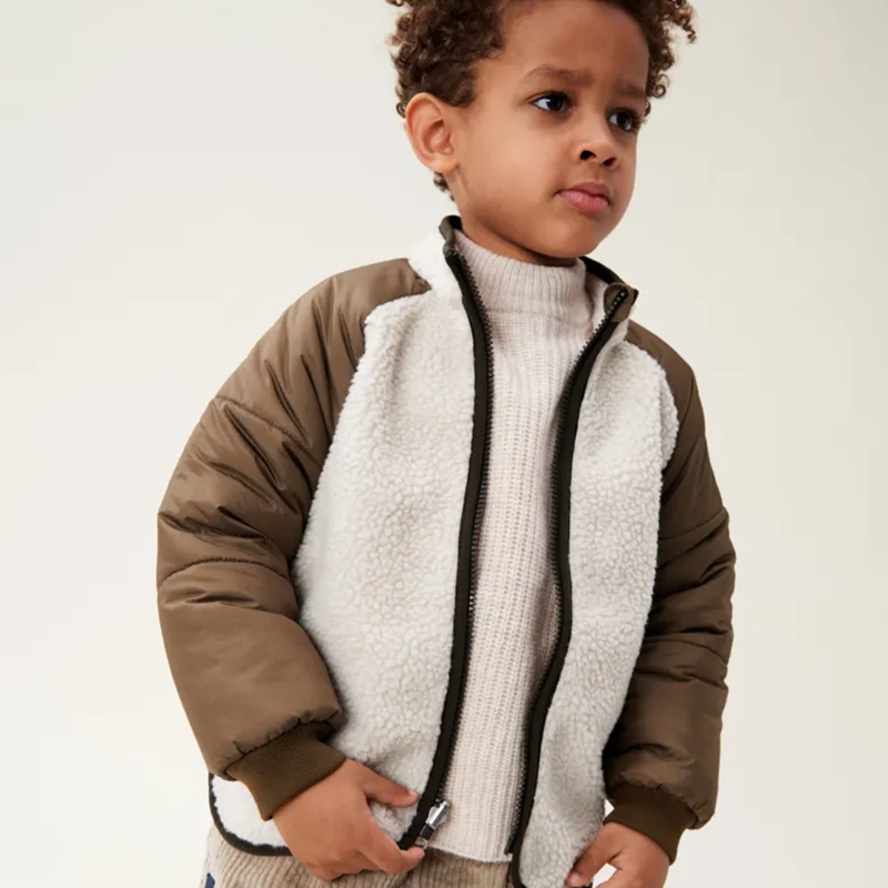 Liewood Wendbare Winterjacke &#39;Timber&#39; Army Brown Multi Mix