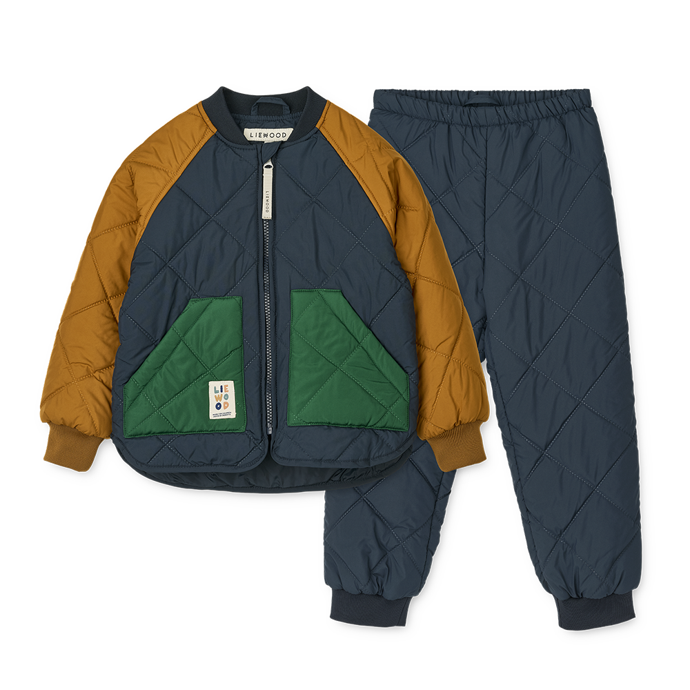 Liewood  Thermojacke/-hose Set &#39;Zella&#39;  Classic Navy Multi mix