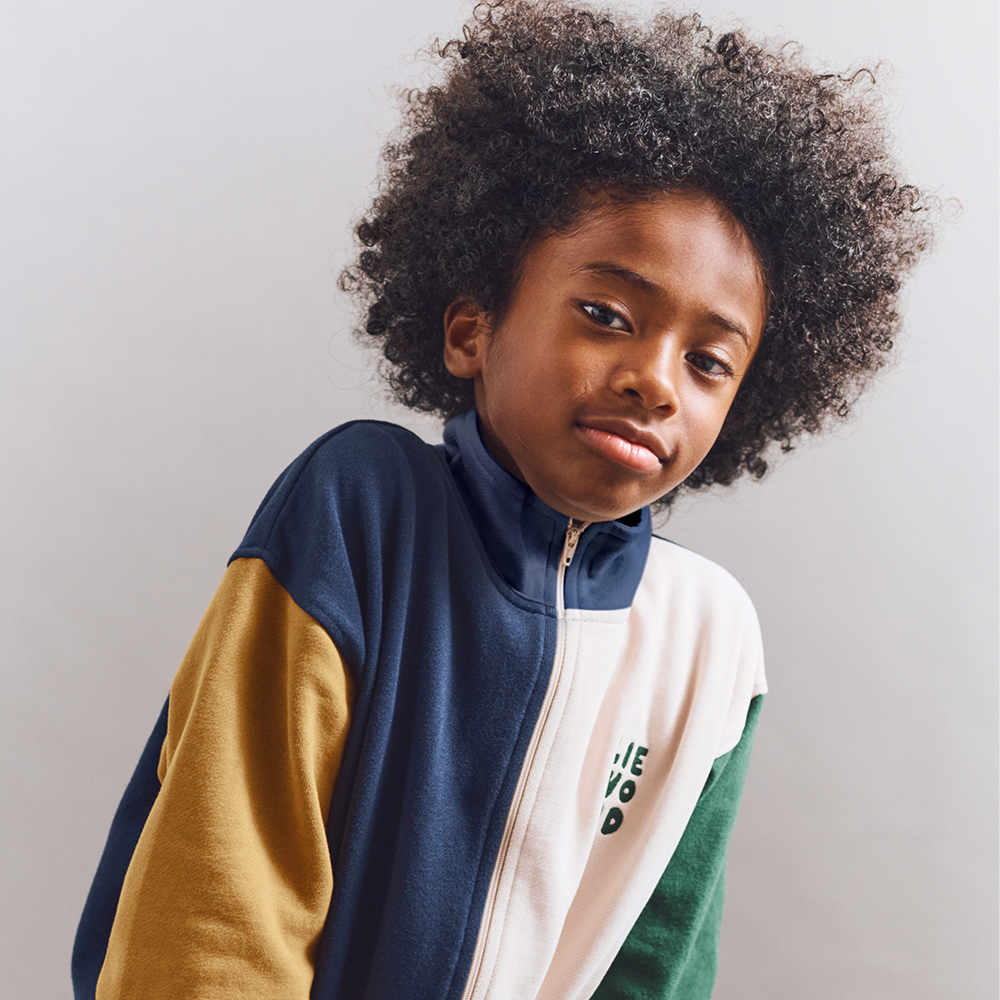 Liewood Zip-Up Sweatshirt &#39;Cassius&#39; Classic Navy Multi Mix