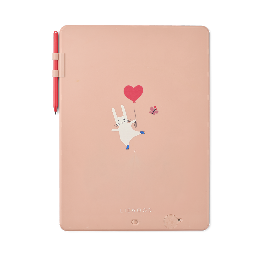 Liewood Magisches LCD-Maltablet &#39;Zora&#39; Rabbit/Pale Tuscany