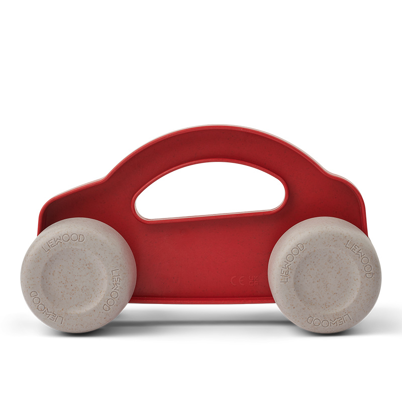 Liewood Spielzeugauto Cedric in Rot.