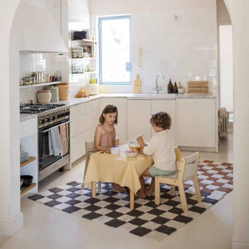 Lorena Canals waschbarer Baumwollteppich &#39;Kitchen Tiles&#39; Grey