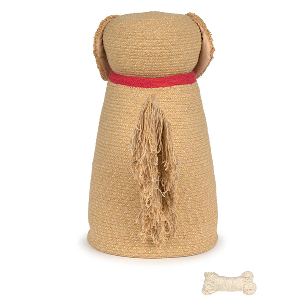 Lorena Canals Aufbewahrungskorb &#39;Dog Luna&#39; Honey