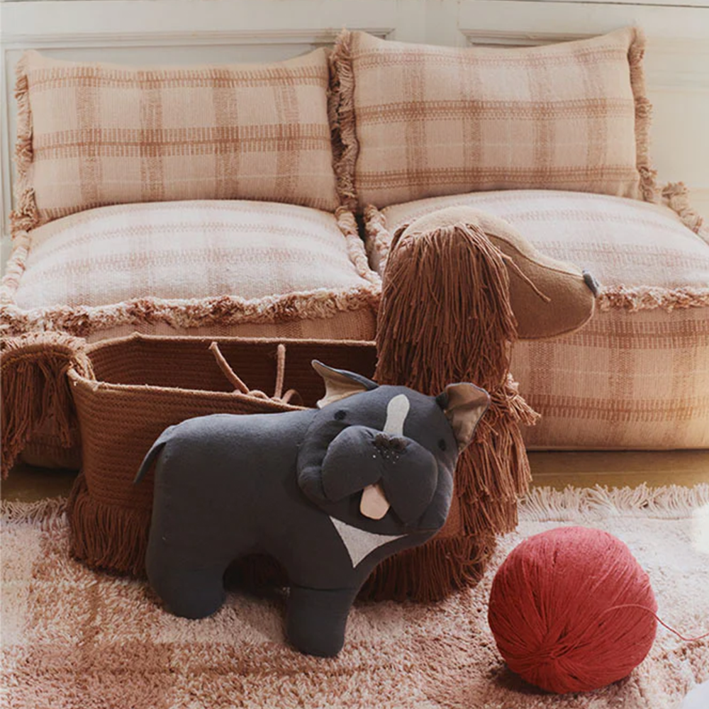 Lorena Canals Kissen &#39;Jimmy&#39; Dark Grey