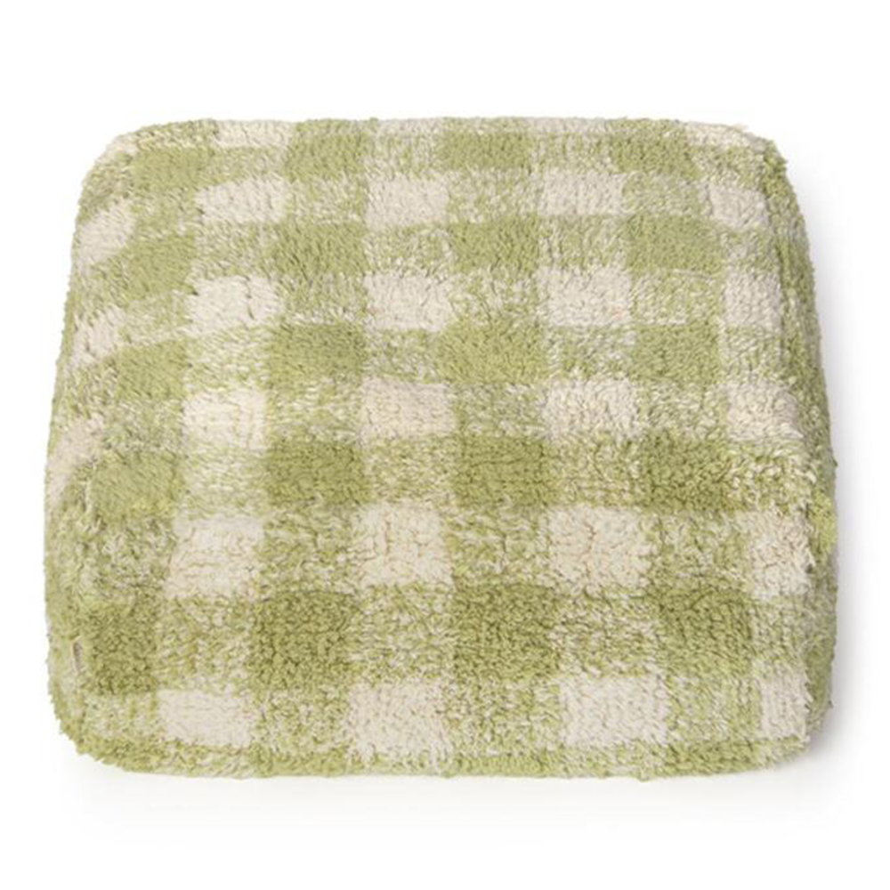 Lorena Canals Pouf 'Vichy' Matcha