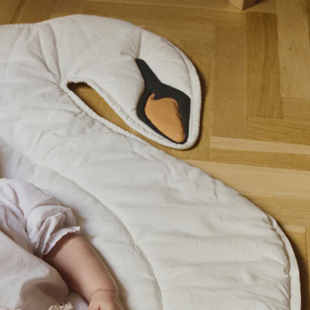 Lorena Canals waschbare Spielmatte 'Swan' Ivory