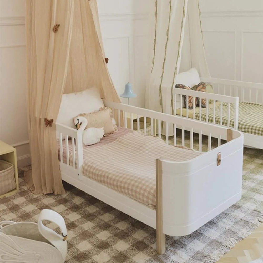 Lorena Canals waschbarer Baumwollteppich 'Vichy' Maron