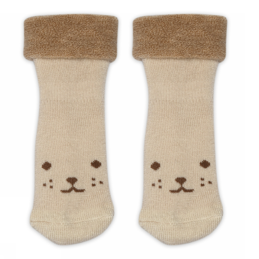 MP Denmark  Babysocken 'Arven' Ecru - Online MY SNOWFLAKE