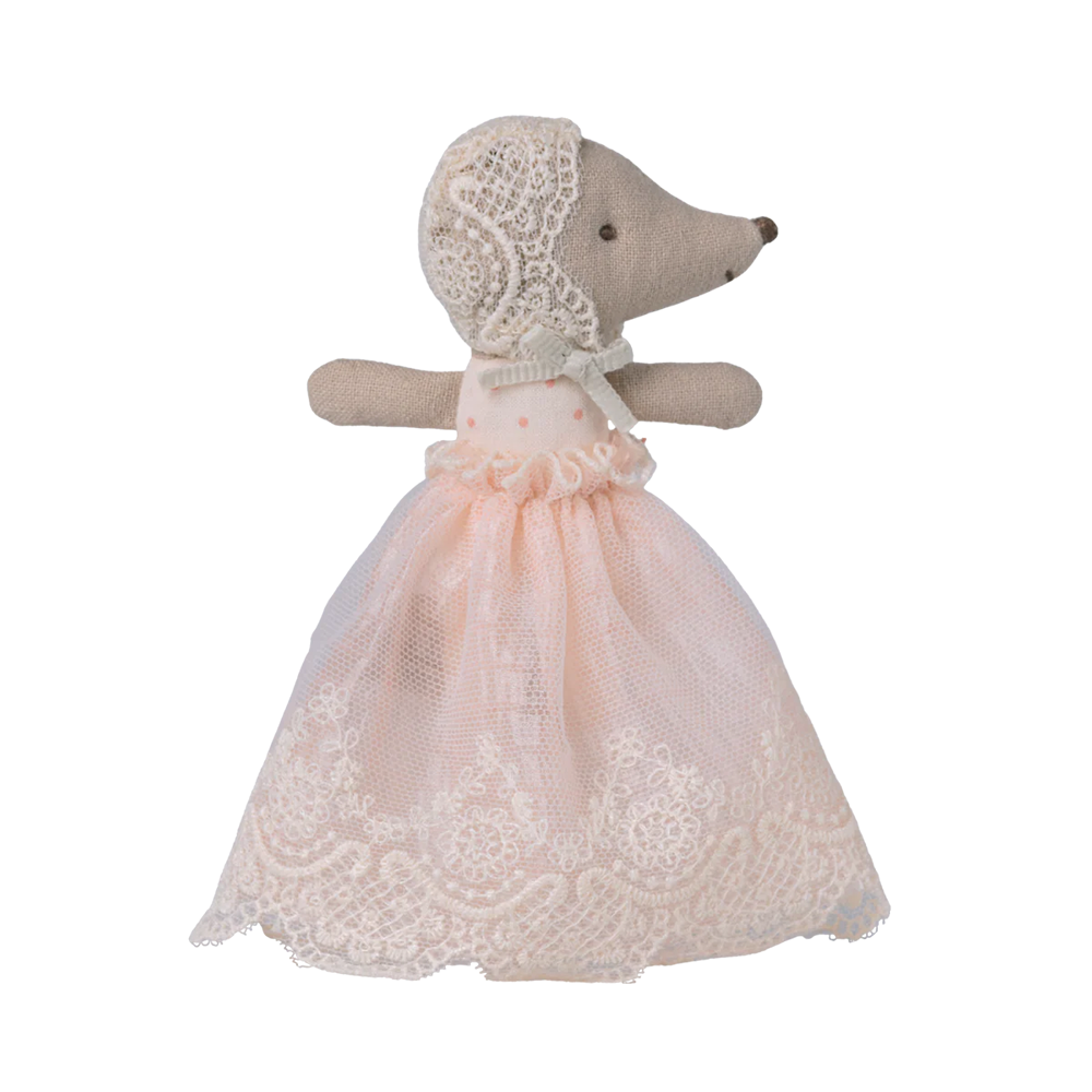 Maileg  Babymaus mit Kleid Powder
