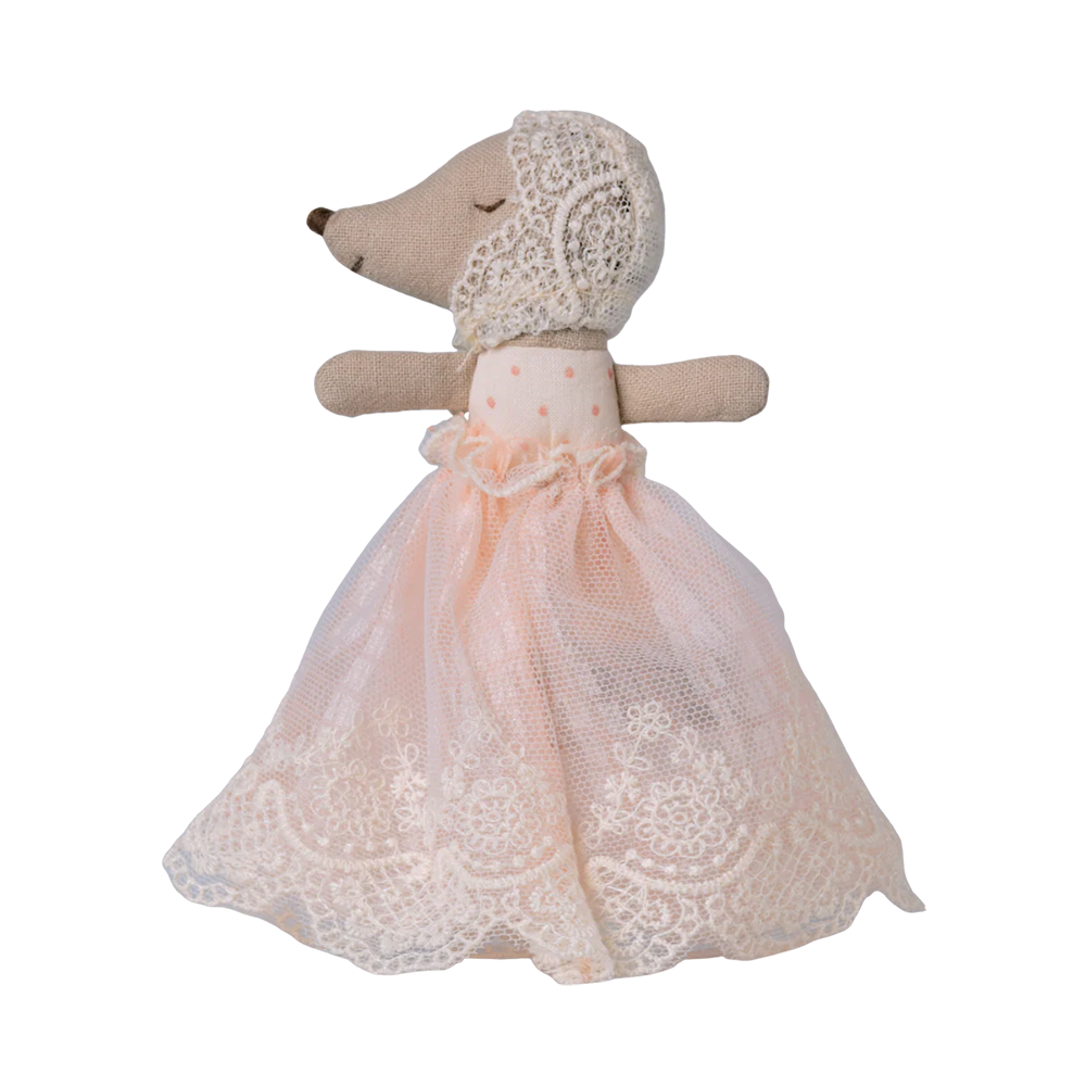 Maileg  Babymaus mit Kleid Powder