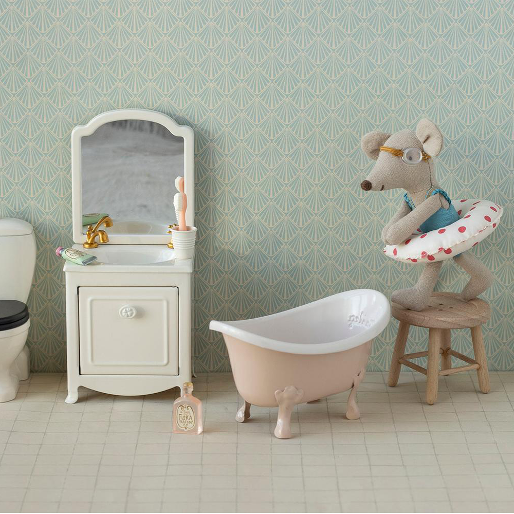 Maileg Bathtub Mouse Pink