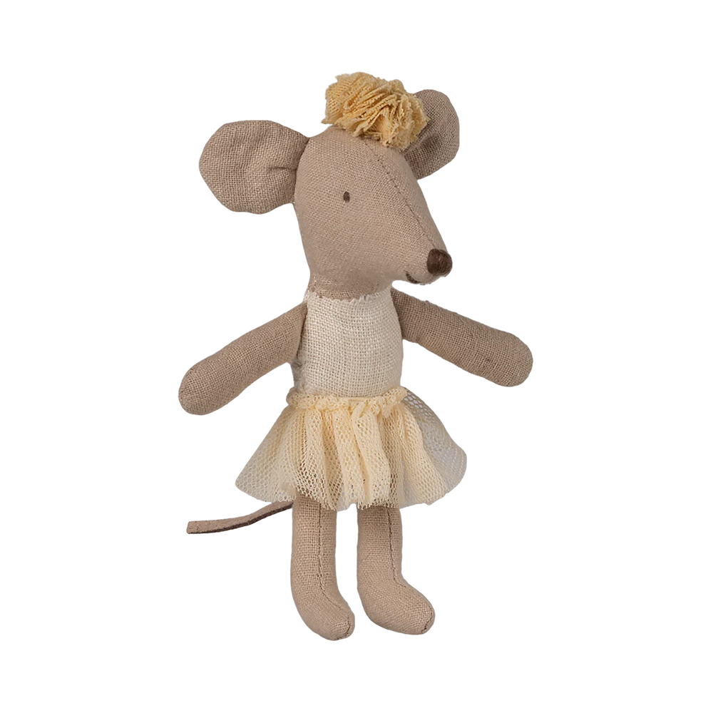 Maileg Souris Ballerine Petite Sœur Écru