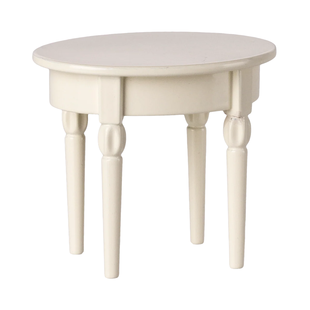 Table d'appoint vintage Maileg « Souris » blanc cassé
