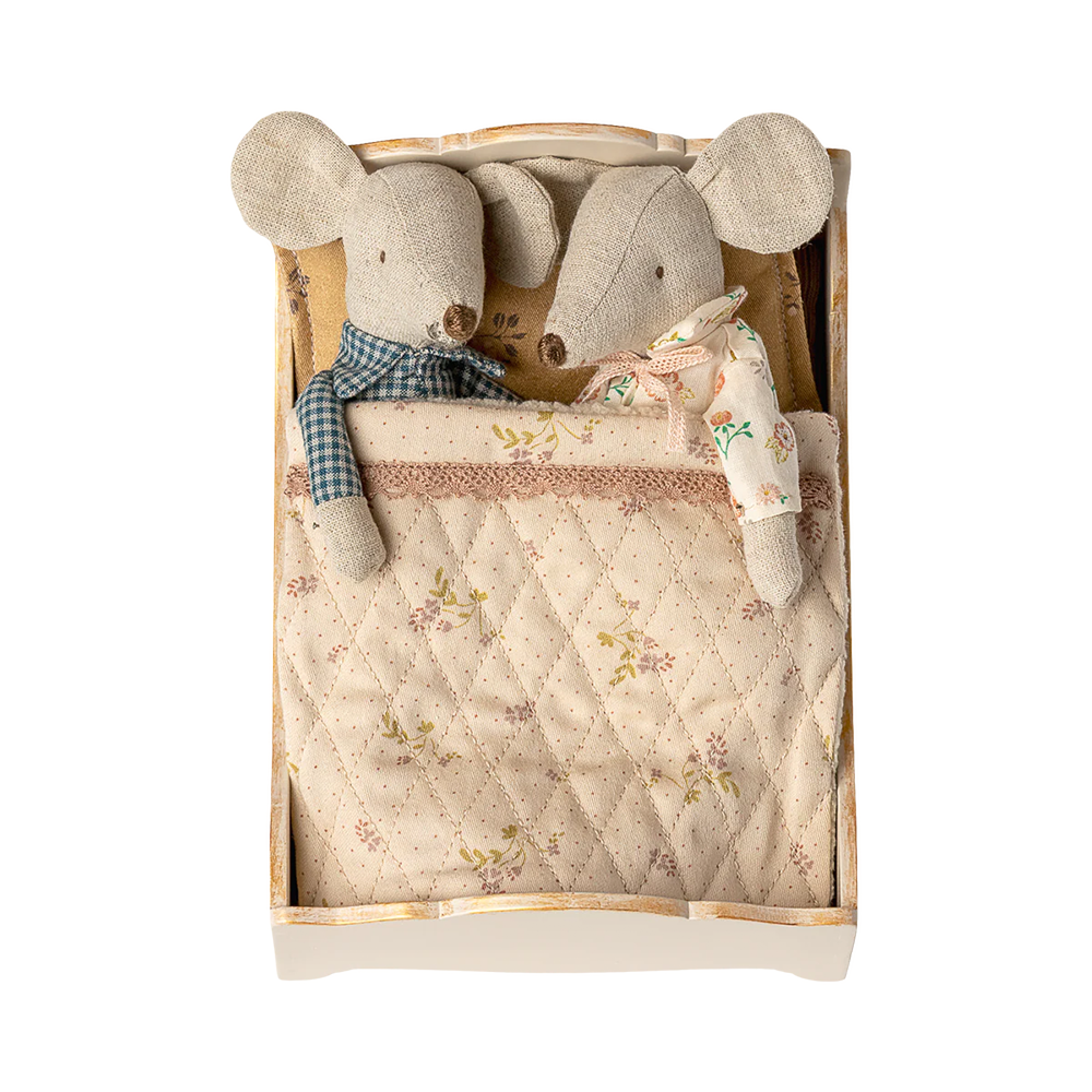 Maileg Bett &#39;Maus&#39;  Off White
