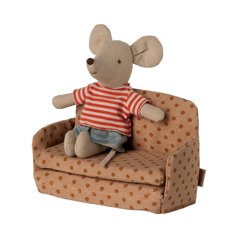 Maileg  Bettsofa  &#39;Maus&#39; Dots