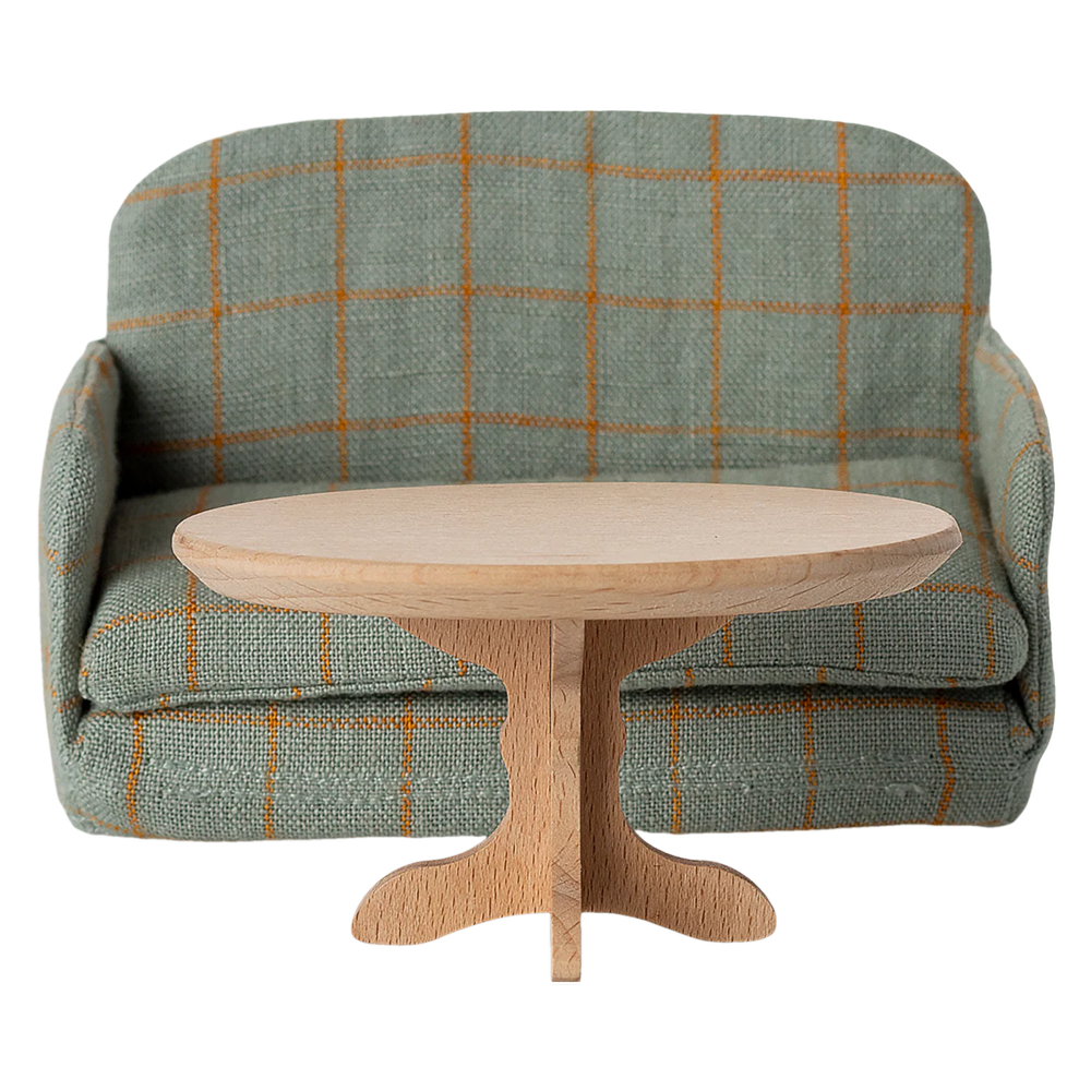 Table basse ovale Maileg 'Souris' Nature