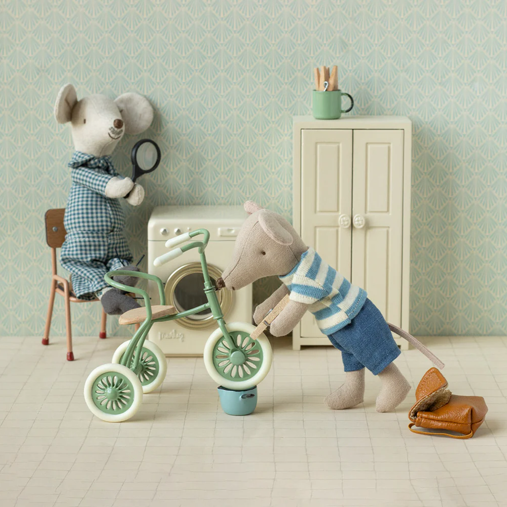 Maileg Tricycle Maus 'Grosser Bruder' Brown